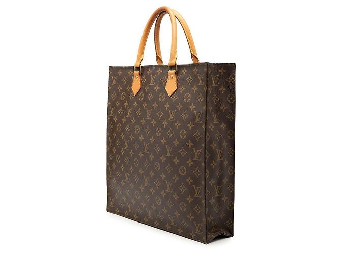 Louis Vuitton Sac Plat Monogram Tote M51140 Marrom - vista 2