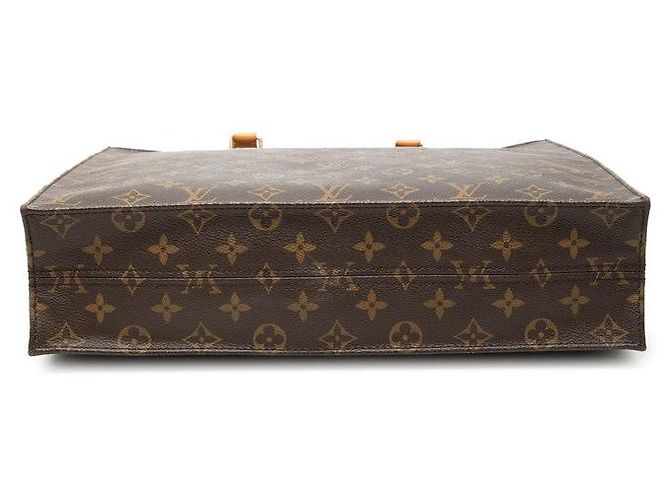 Louis Vuitton Sac Plat Monogram Tote M51140 Marrom - vista 3