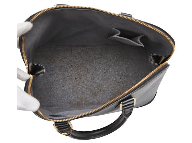 Louis Vuitton Alma PM Handtasche Schwarz - Ansicht 10
