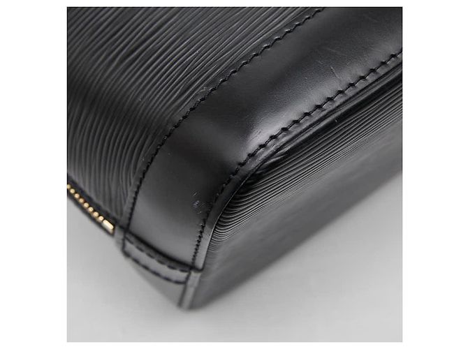 Louis Vuitton Alma PM Handtasche Schwarz - Ansicht 7