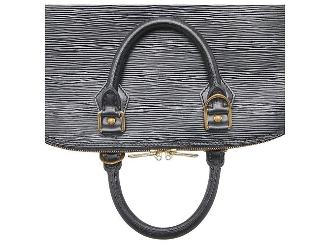 Louis Vuitton Alma PM Handtasche Schwarz - Ansicht 8