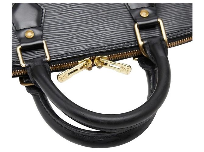 Louis Vuitton Alma PM Handtasche Schwarz - Ansicht 9