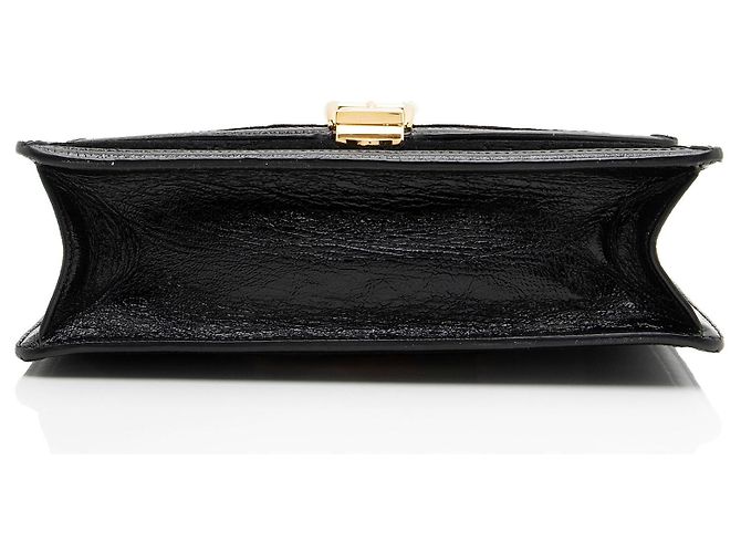 Borsa a spalla piccola Gucci GG Velvet Sylvie Nero - vista 4