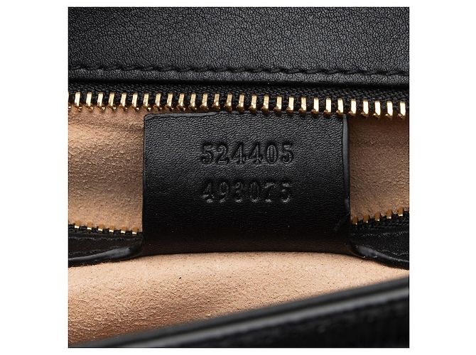 Borsa a spalla piccola Gucci GG Velvet Sylvie Nero - vista 6