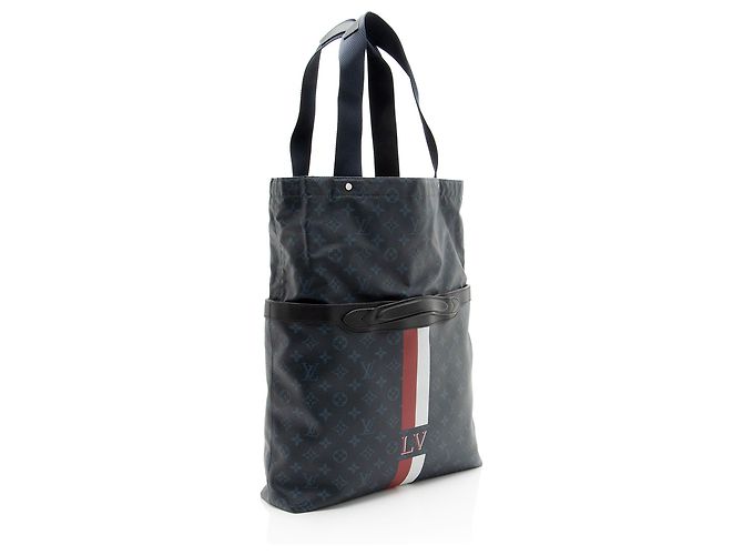Louis Vuitton Monogram Cobalt Stripe Ultralight Tote Blau - Ansicht 2
