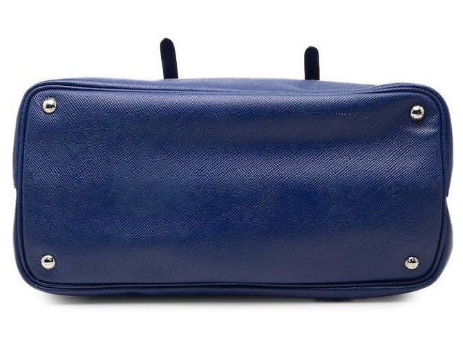 Prada Triangle Logo Tote Blau - Ansicht 3