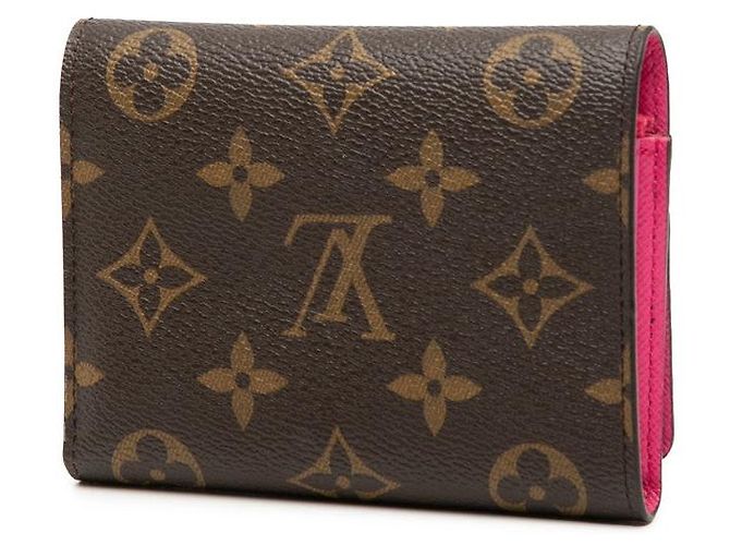 Cartera Louis Vuitton Victorine Trifold Castaño - vista 2
