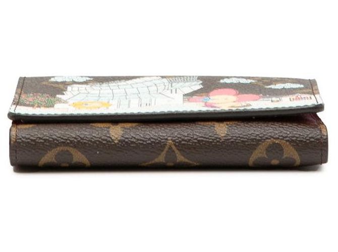 Cartera Louis Vuitton Victorine Trifold Castaño - vista 3