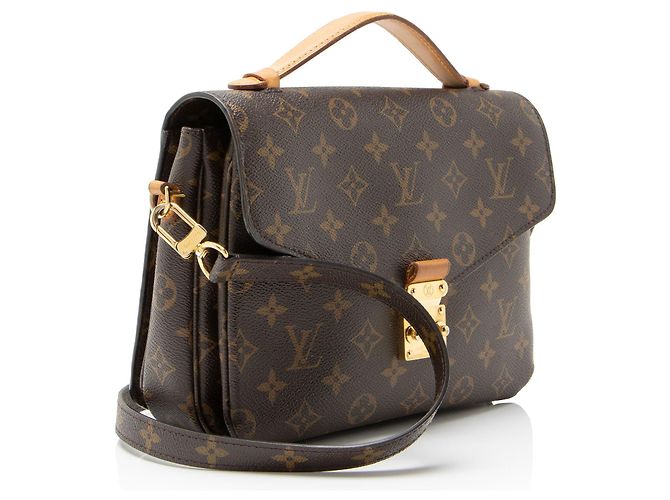 Louis Vuitton Monogram Canvas Pochette Metis Schultertasche Braun - Ansicht 2