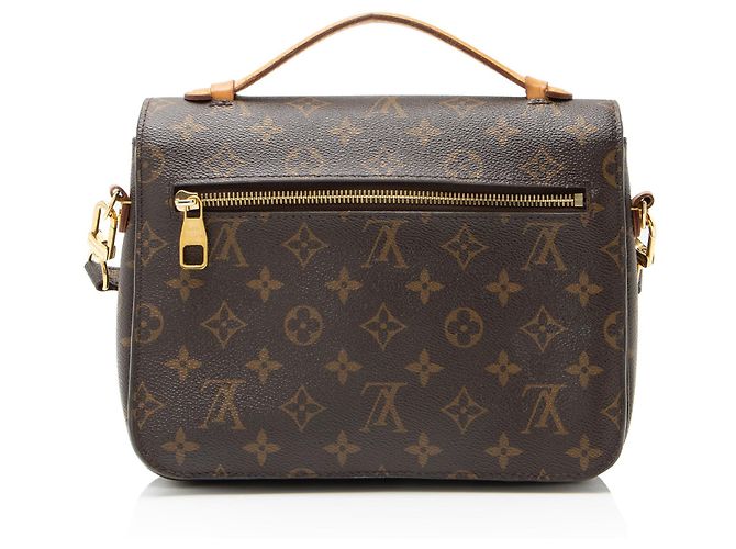 Louis Vuitton Monogram Canvas Pochette Metis Schultertasche Braun - Ansicht 3