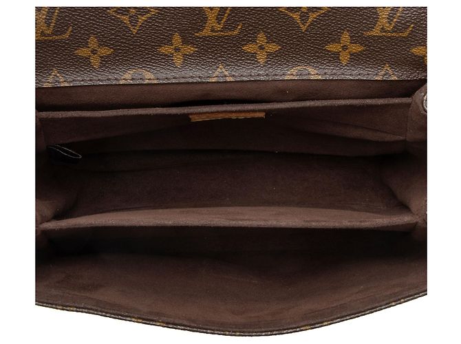 Louis Vuitton Monogram Canvas Pochette Metis Schultertasche Braun - Ansicht 7