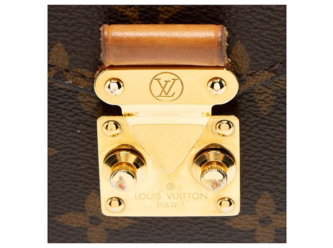 Louis Vuitton Monogram Canvas Pochette Metis Schultertasche Braun - Ansicht 9