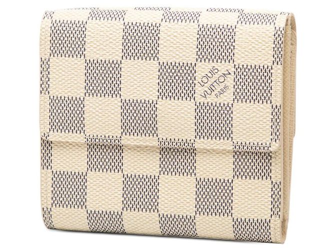 Cartera Louis Vuitton Damier Azur Elise Blanco - vista 2