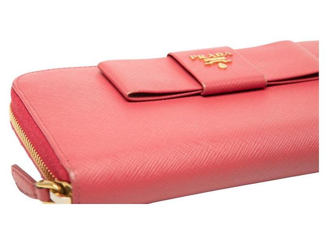 Prada Fiocco langes Portemonnaie Pink - Ansicht 6