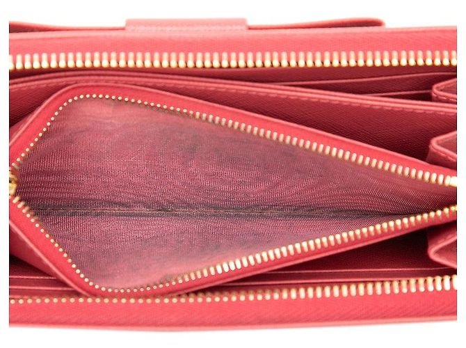 Prada Fiocco langes Portemonnaie Pink - Ansicht 7