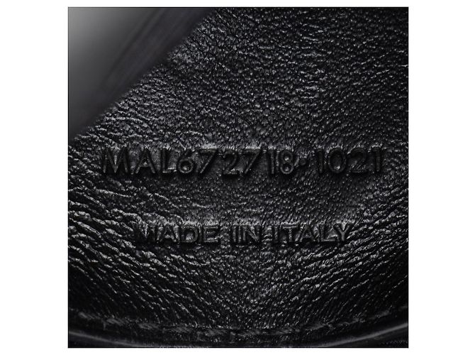 Autre Marque Borsa Small Double Flap Monogram in pelle di agnello matelassé Saint Laurent Nero - vista 6