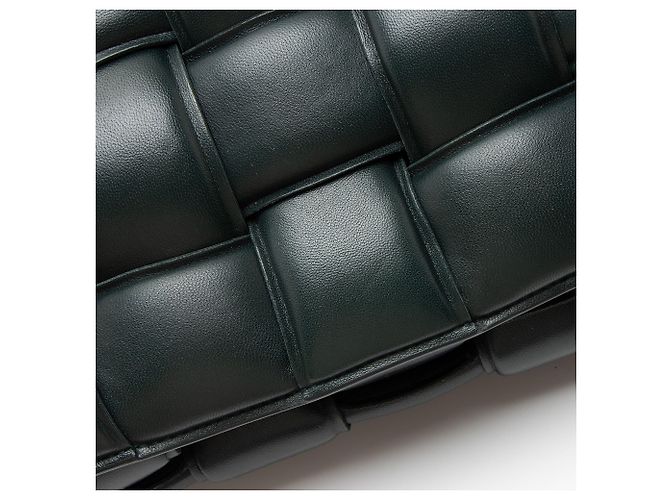 Borsa a tracolla maxi Cassette con catena in nappa Bottega Veneta Verde - vista 10