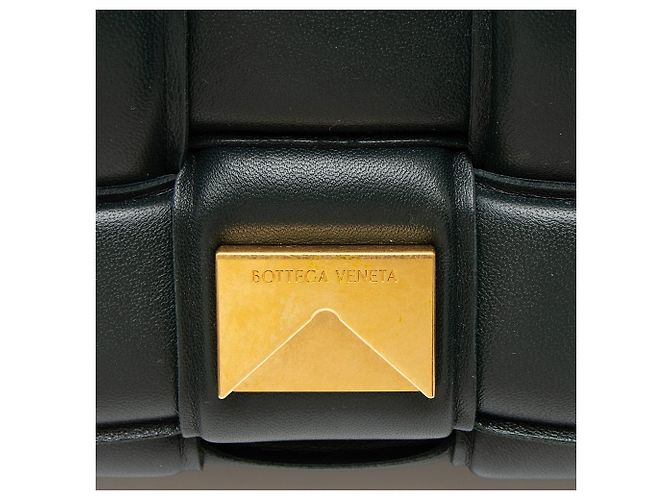 Borsa a tracolla maxi Cassette con catena in nappa Bottega Veneta Verde - vista 8