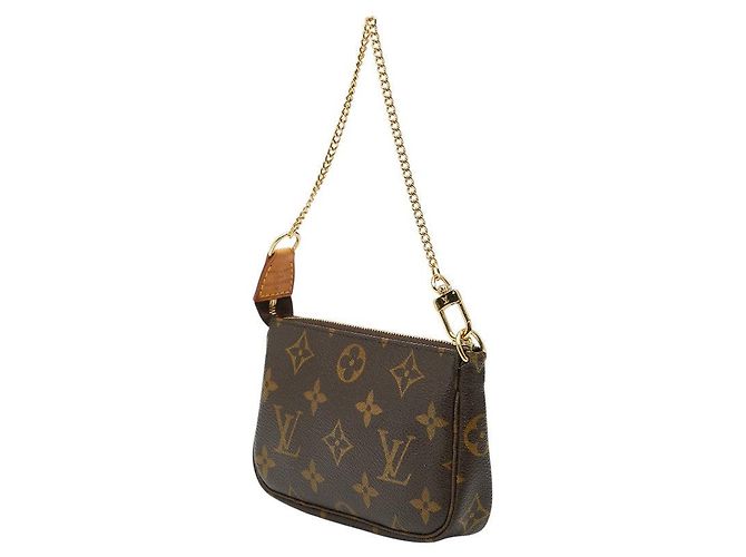 Louis Vuitton Mini Pochette Accessoires M60153 Marron - vue 2