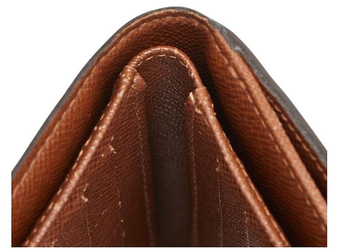 Louis Vuitton Portefeuille Elise Trifold Wallet Braun - Ansicht 7