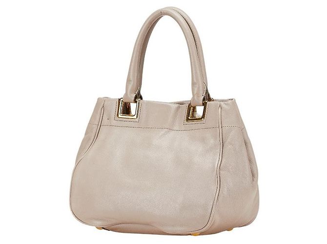 Borsa Prada Ribbon Marrone Beige - vista 2