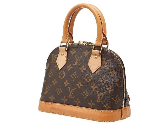 Sac à main Louis Vuitton Alma BB Marron - vue 2