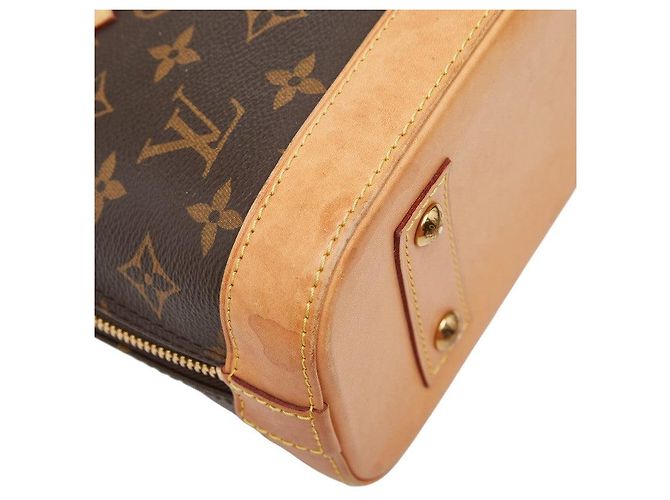 Sac à main Louis Vuitton Alma BB Marron - vue 5