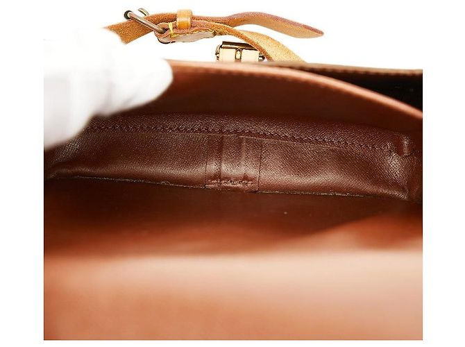 Bolso bandolera Louis Vuitton Monogram Castaño - vista 10