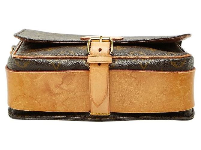 Bolso bandolera Louis Vuitton Monogram Castaño - vista 3
