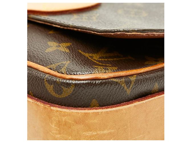 Bolso bandolera Louis Vuitton Monogram Castaño - vista 4