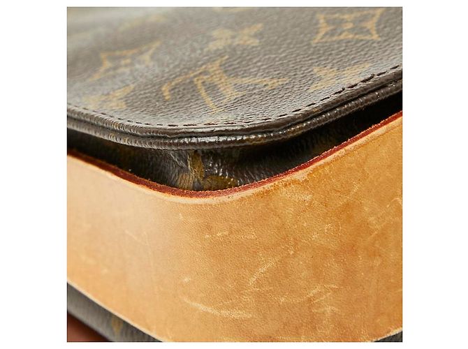 Bolso bandolera Louis Vuitton Monogram Castaño - vista 7