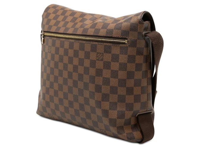 Borsa a tracolla Louis Vuitton Damier Brooklyn MM Marrone - vista 2
