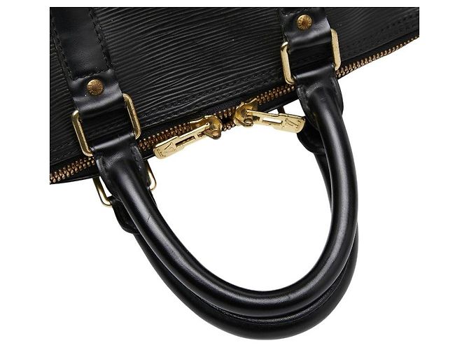 Bolsa Boston Louis Vuitton Epi Keepall 45 Preto - vista 9