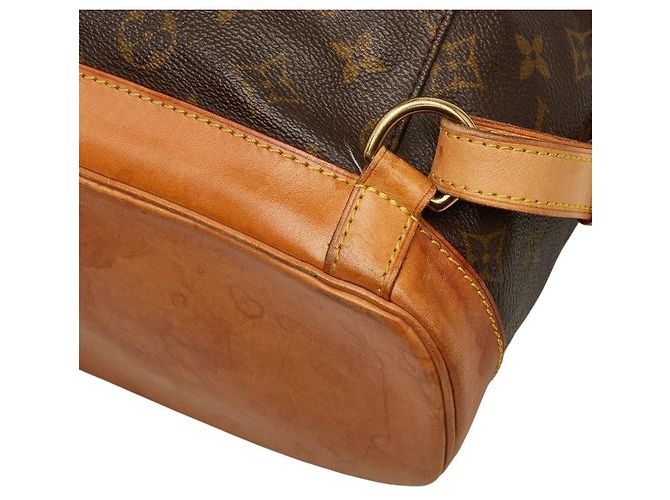 Mochila Louis Vuitton Montsouris GM Castaño - vista 6