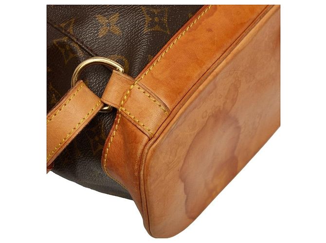 Mochila Louis Vuitton Montsouris GM Castaño - vista 7