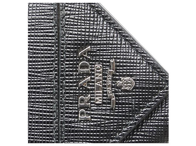 Prada Saffiano Schlüsseletui Schwarz - Ansicht 10