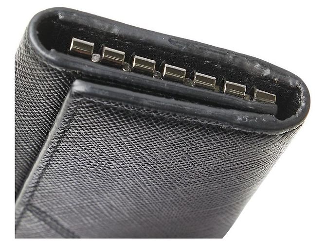 Prada Saffiano Schlüsseletui Schwarz - Ansicht 6