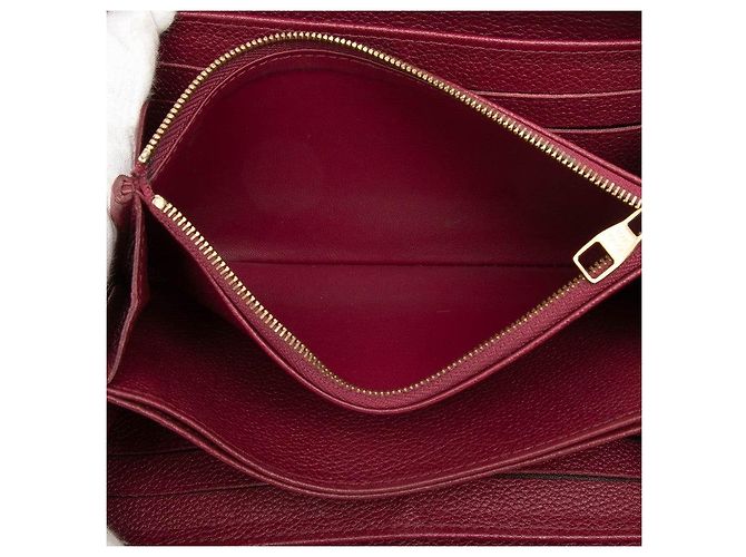 Portafoglio Zippy Louis Vuitton Monogram Empreinte Porpora - vista 4