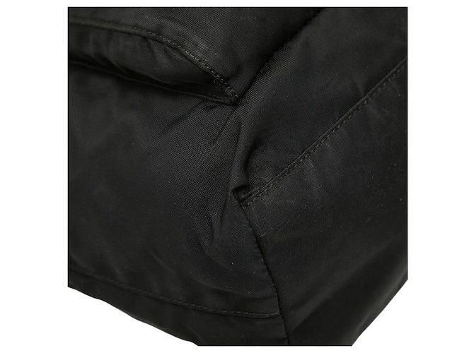 Prada Handtasche mit Dreiecks-Logo-Plakette Schwarz - Ansicht 5