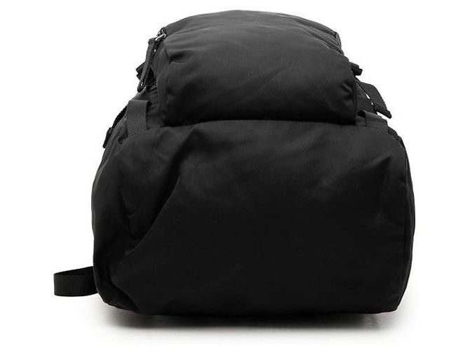 Prada Rucksack mit Dreiecks-Logo Schwarz - Ansicht 3
