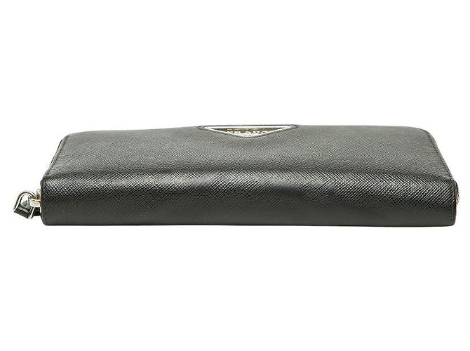 Prada Saffiano Langbrieftasche 1ML506 Schwarz - Ansicht 3