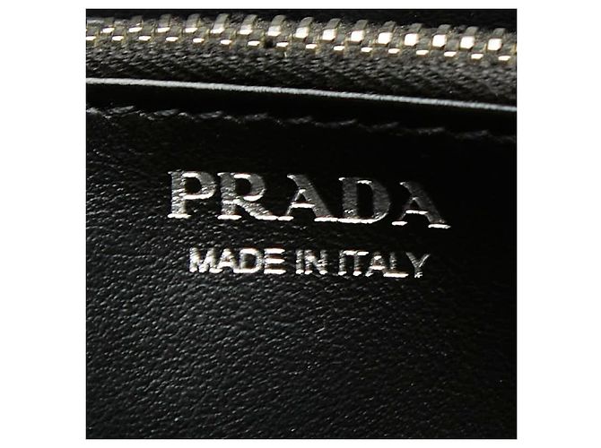 Prada Saffiano Langbrieftasche 1ML506 Schwarz - Ansicht 7
