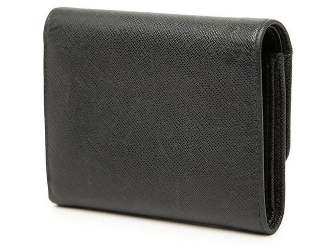 Cartera tri-fold Prada Ribbon Negro - vista 2