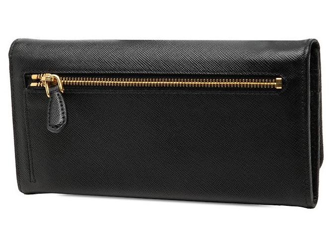 Portafoglio lungo Prada 1MH132 Nero - vista 2