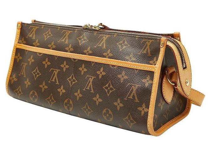 Bolso bandolera Louis Vuitton Popincourt Long Castaño - vista 2
