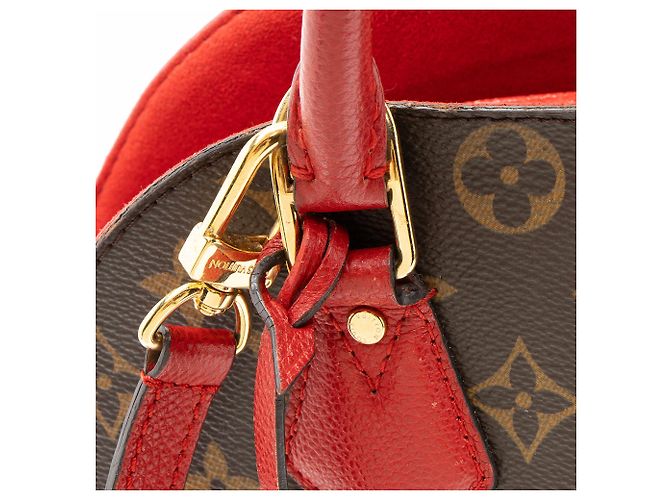 Louis Vuitton Alma BNB Satchel aus Monogram Canvas Braun - Ansicht 10