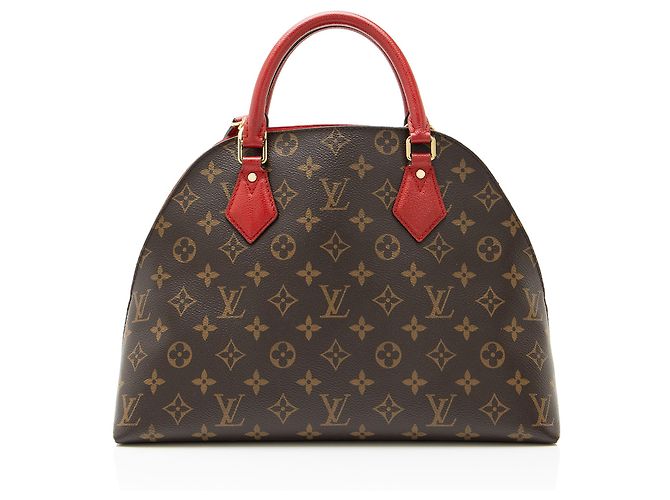 Louis Vuitton Alma BNB Satchel aus Monogram Canvas Braun - Ansicht 3