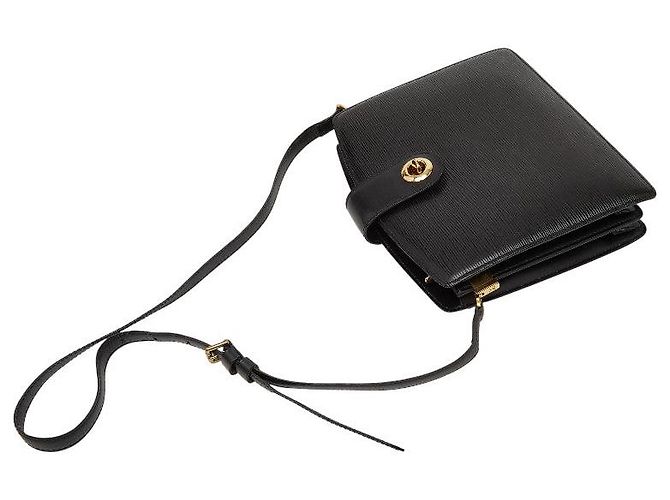 Louis Vuitton Epi Capucin Shoulder Bag Black - view 4