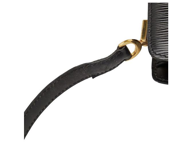 Louis Vuitton Epi Capucin Shoulder Bag Black - view 6