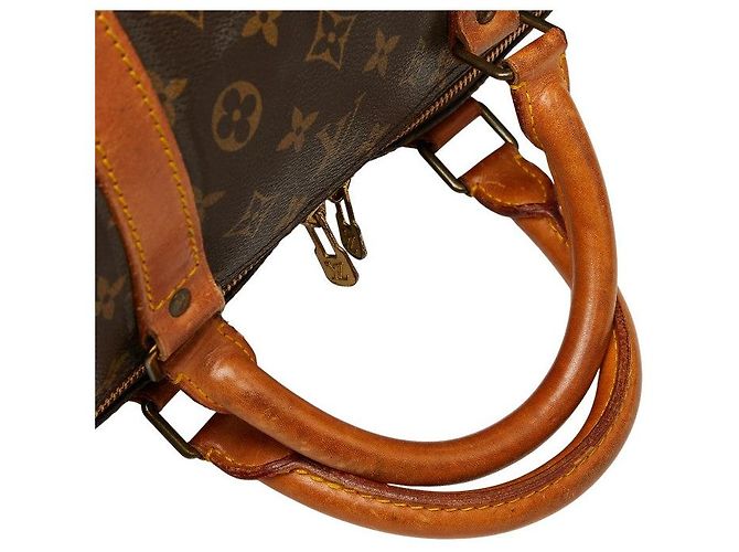 Louis Vuitton Keepall Bandouliere 60 Boston Bag Marrone - vista 10